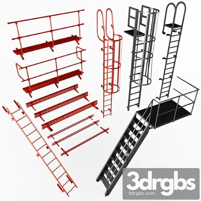 Fire Safety Elements 3D Model Download
