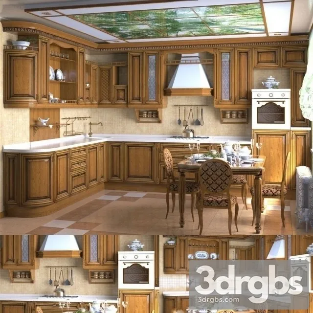 Firence Kitchen 3D Model Download