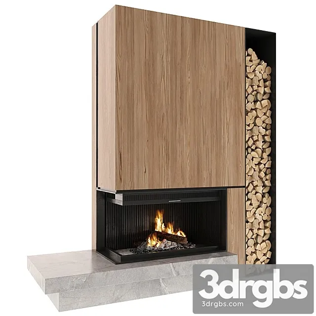 Fireplace 00001 3D Model Download