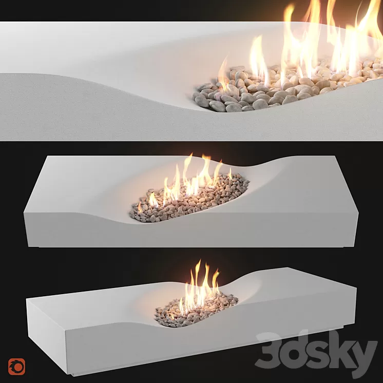 Fireplace 01 3D Model