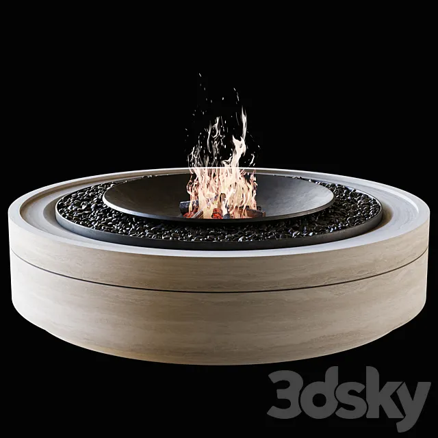 Fireplace #10 3D Model