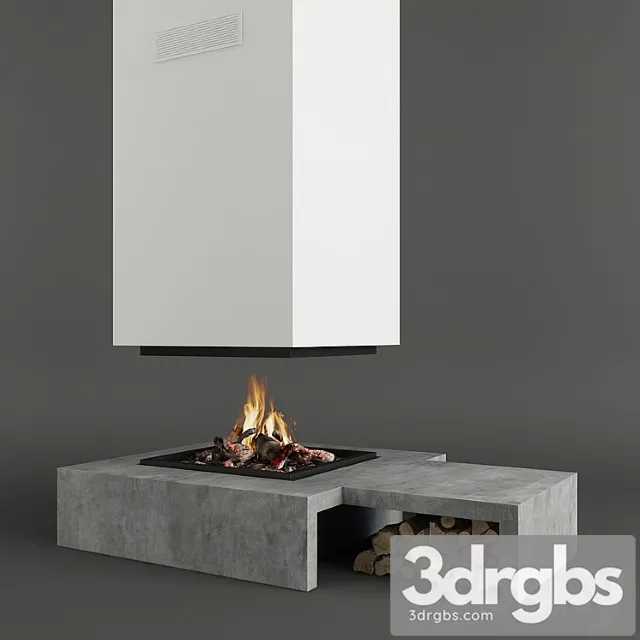 Fireplace 12 3 3D Model Download