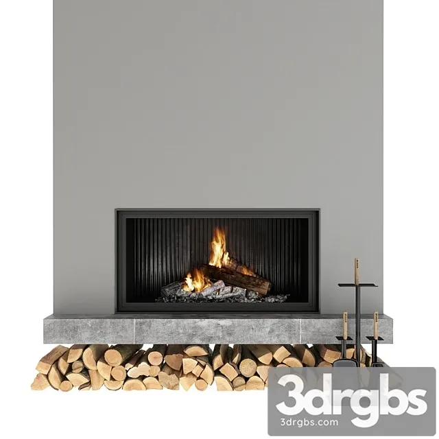 Fireplace 15 3D Model Download