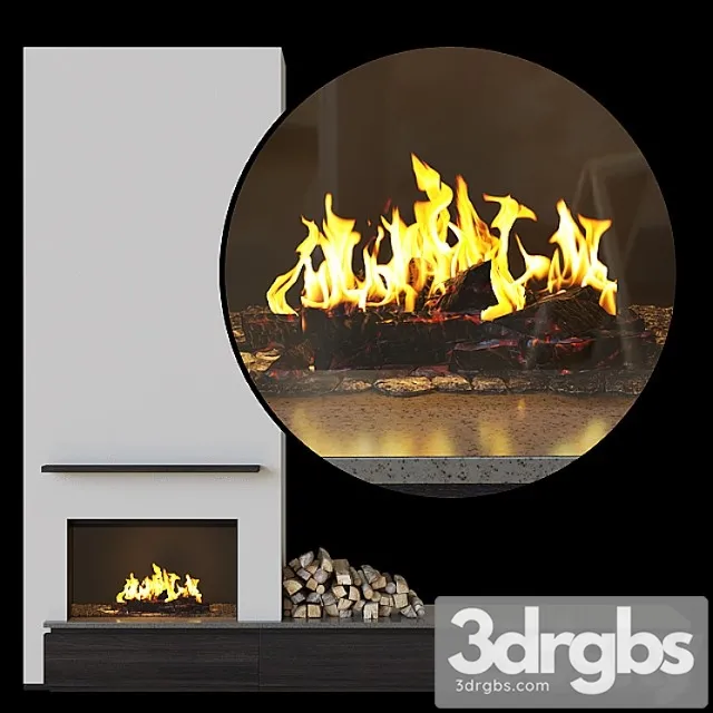 Fireplace 19 3D Model Download
