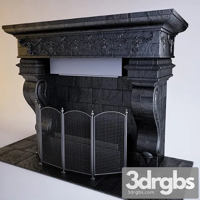 Fireplace 199 3D Model Download