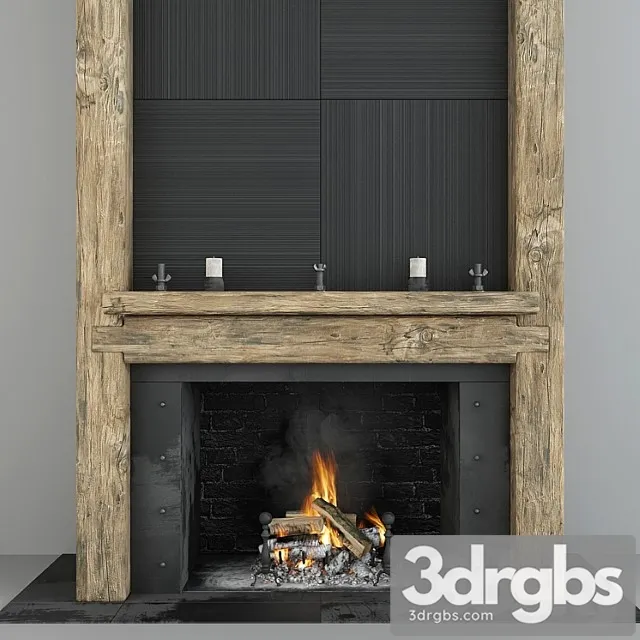 Fireplace 21 3D Model Download