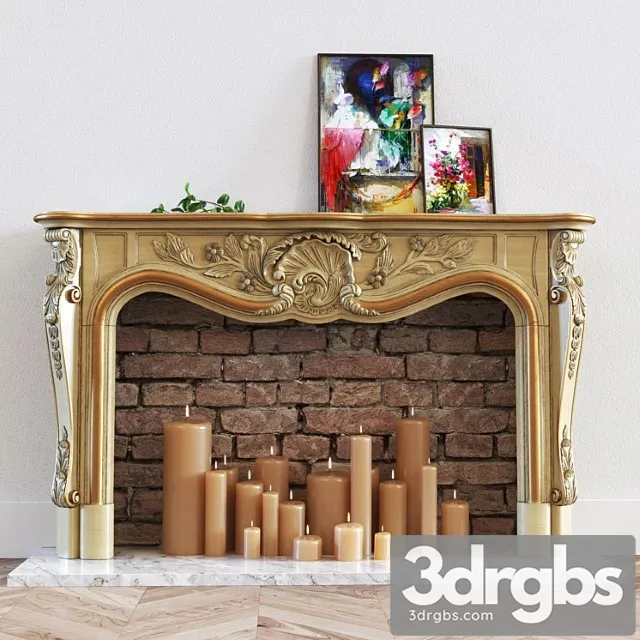 Fireplace 22 3D Model Download