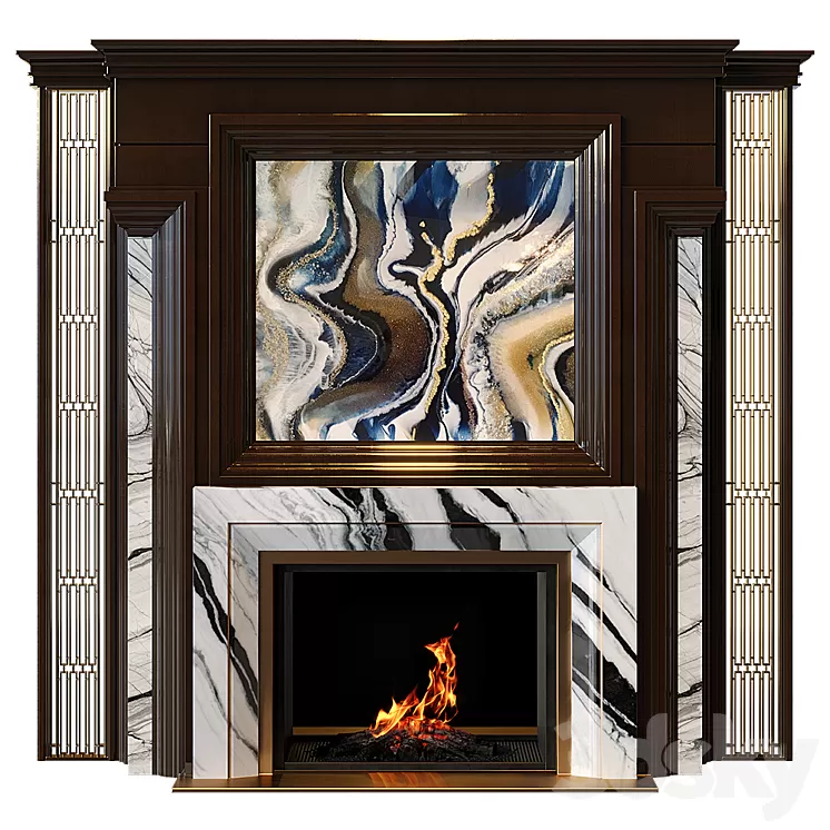 Fireplace 3D Model