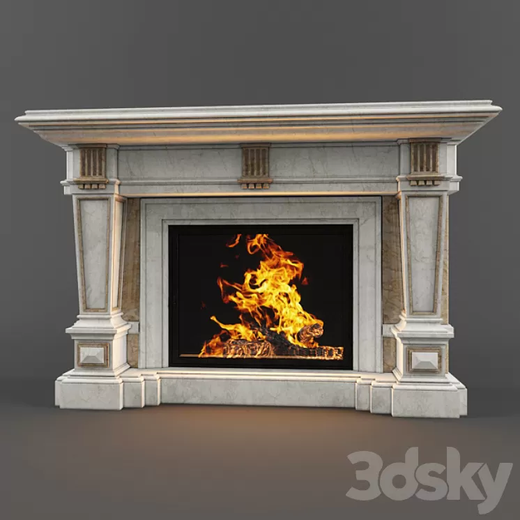 Fireplace 3D Model