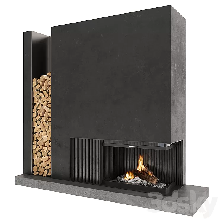 Fireplace 3D Model