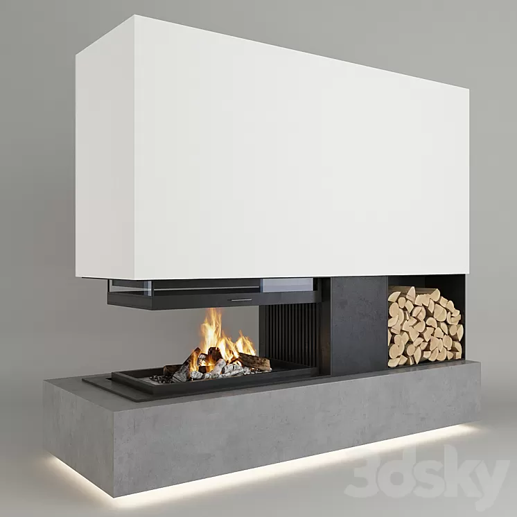 Fireplace 3D Model