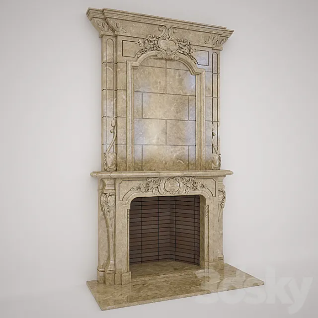Fireplace 3D Model
