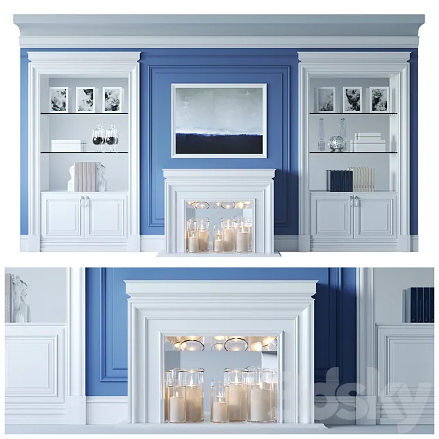 Fireplace 3D Model Fireplace 3D Model