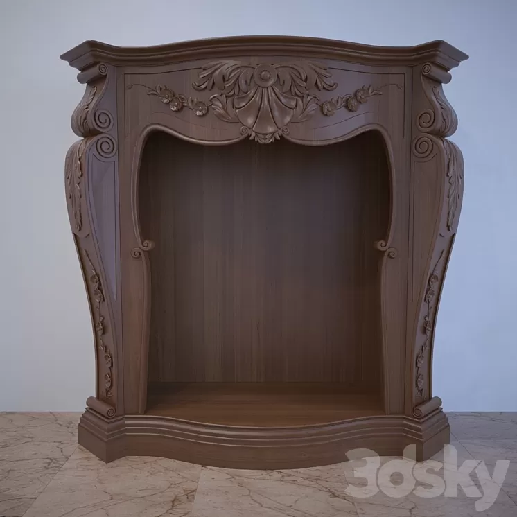 Fireplace 3D Model
