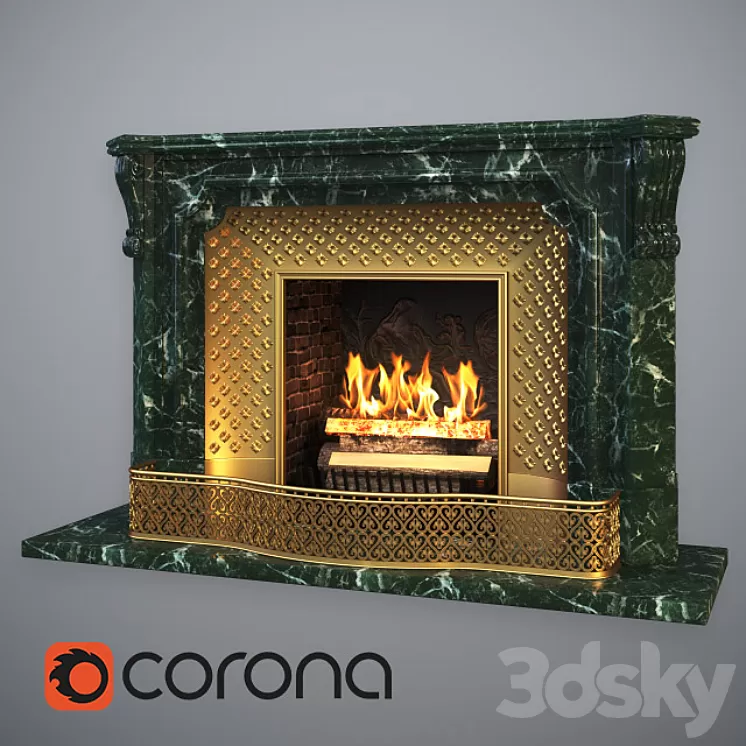 Fireplace 3D Model