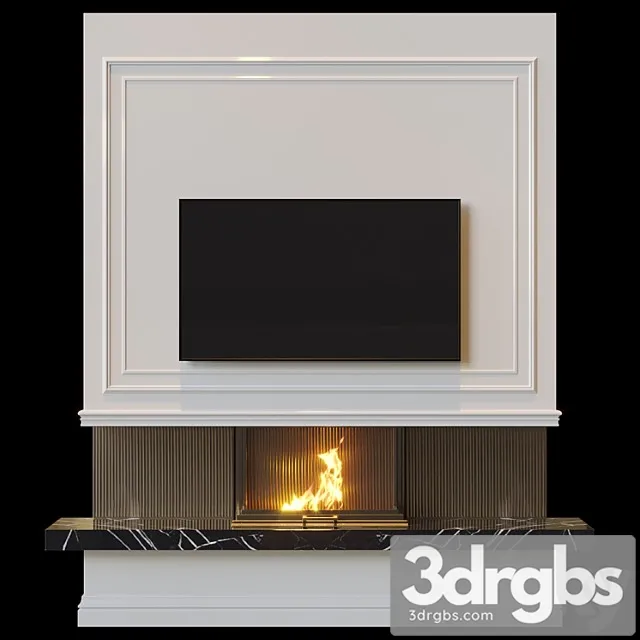 Fireplace 424 3D Model Download