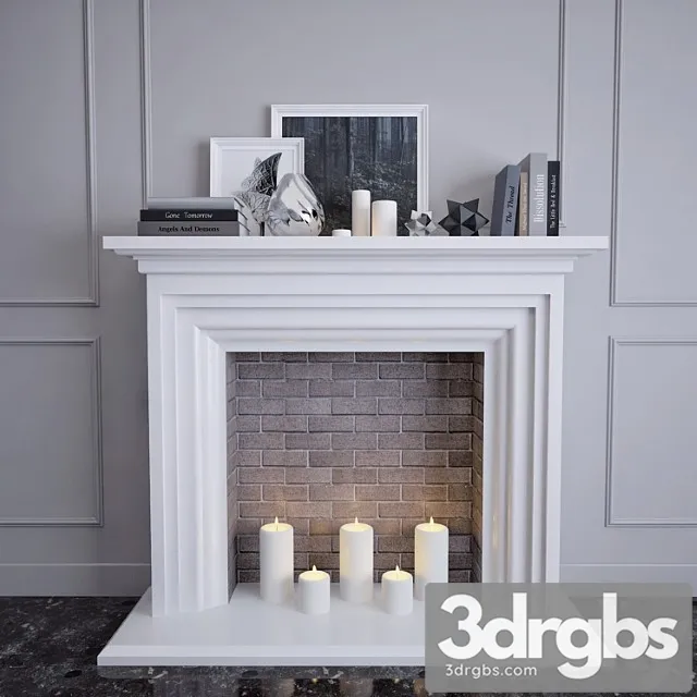 Fireplace 6 3D Model Download