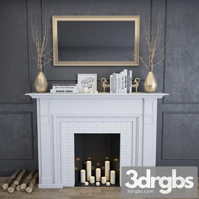 Fireplace 9 3D Model Download