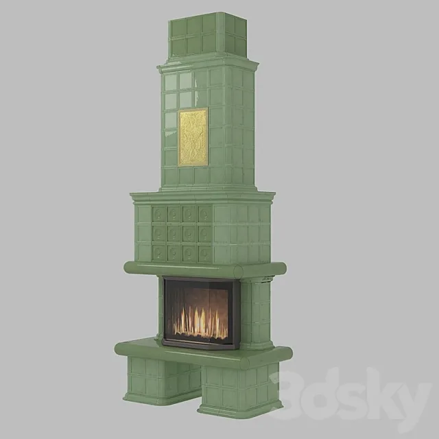 fireplace a la russe 3D Model