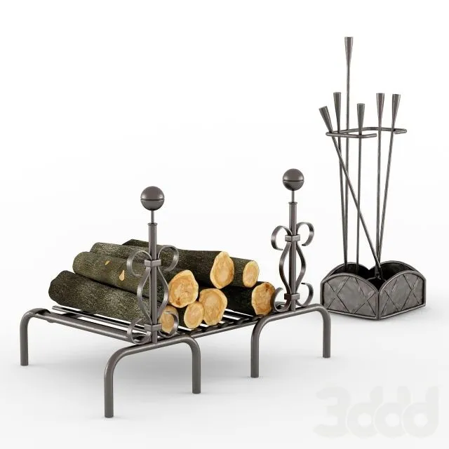 Fireplace accessories Chehoma 3D Model
