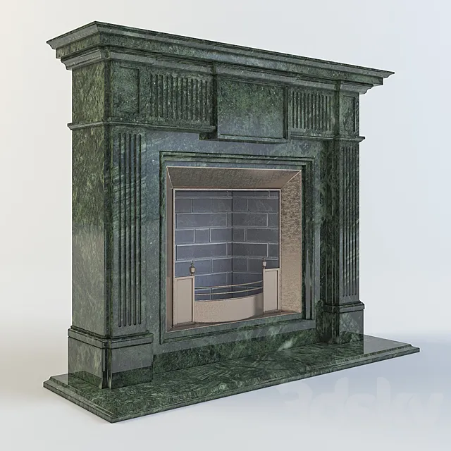 Fireplace Classic. 3D Model