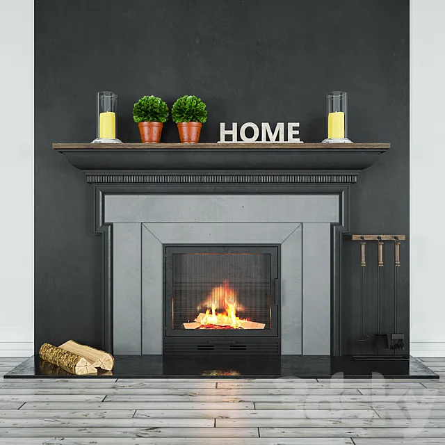 Fireplace classic 3DModel