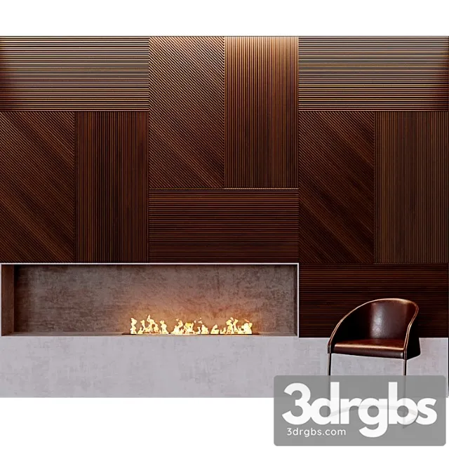 Fireplace design emmemobili 3D Model Download