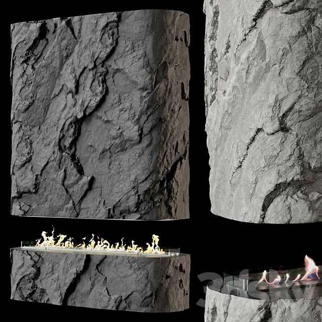 Fireplace №4 3D Model