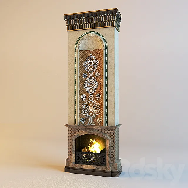 Fireplace East 3D Model