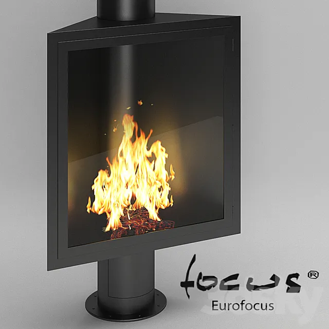 Fireplace Eurofocus 3DModel