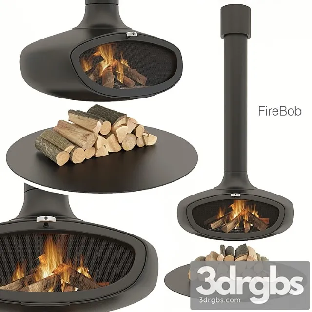 Fireplace Firebob 3D Model Download