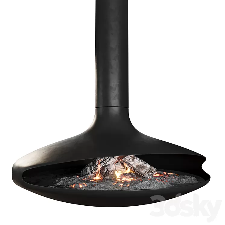 fireplace Focus creation GYROFOCUS 3D Model
