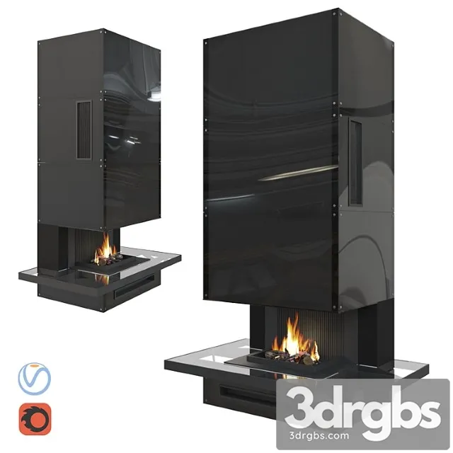 Fireplace loft 3D Model Download