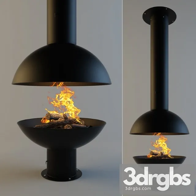 Fireplace Mezzo Focus 2 3D Model Download