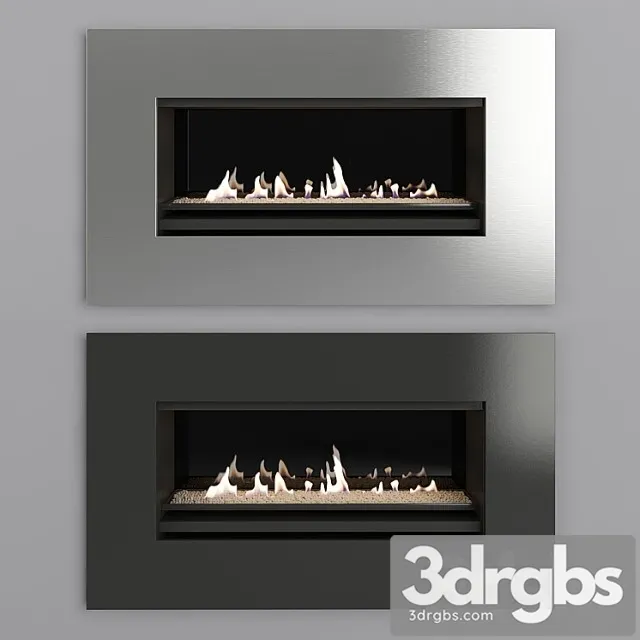 Fireplace modern 21 3D Model Download