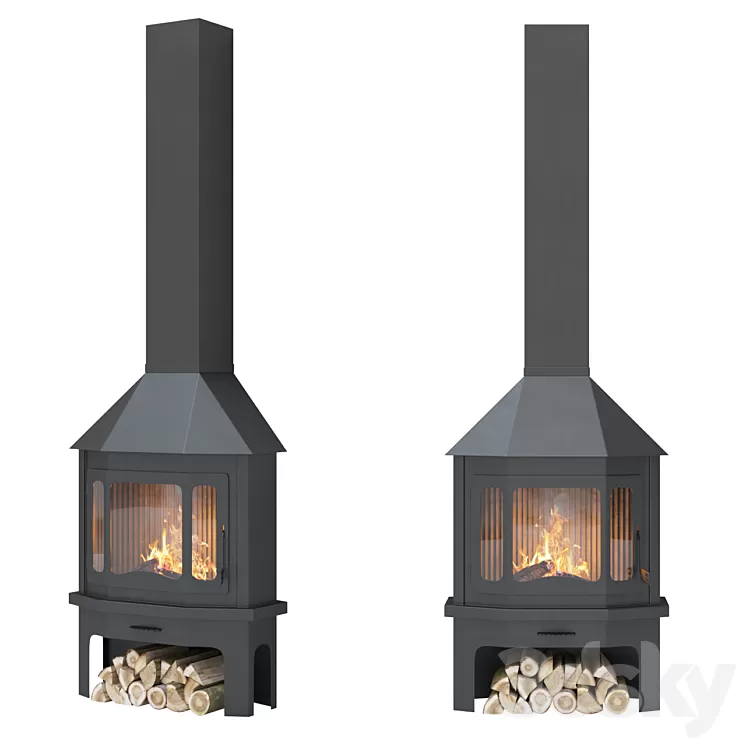 Fireplace MUNICH 3D Model