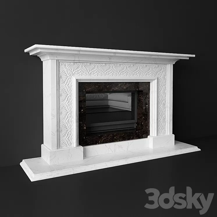 Fireplace portal 3D Model