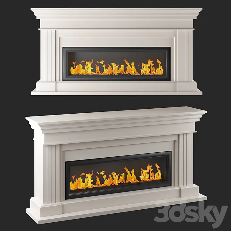 Fireplace RealFlame Ontario 42 3D Model Free Download