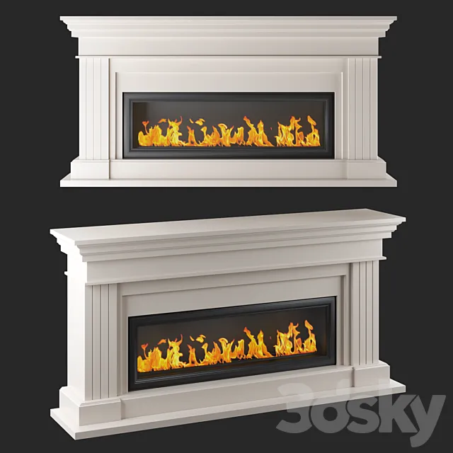 Fireplace RealFlame Ontario 42 3D Model