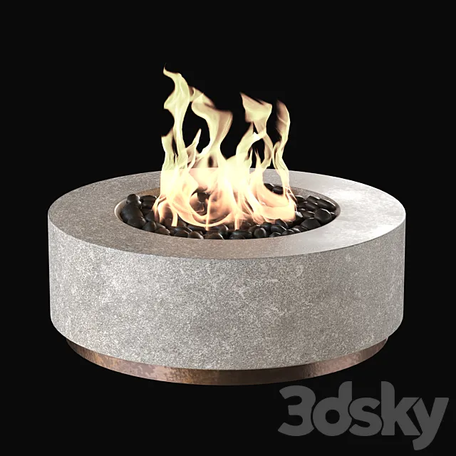 Fireplace set 3D Model