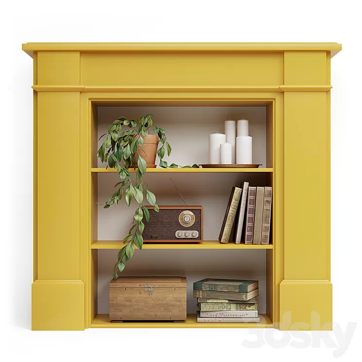 Fireplace shelving Palermo 3D Model Free Download Fireplace shelving Palermo 3D Model Free Download