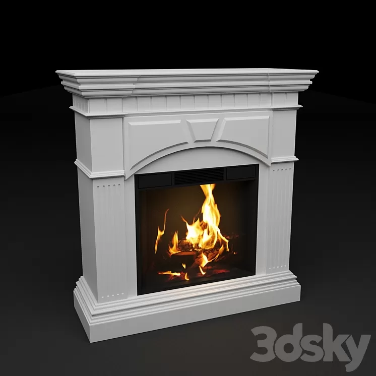 Fireplace SHERWOOD 3D Model