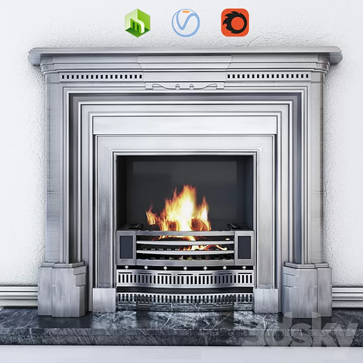 Fireplace Stovax – Knightsbridge 3D Model