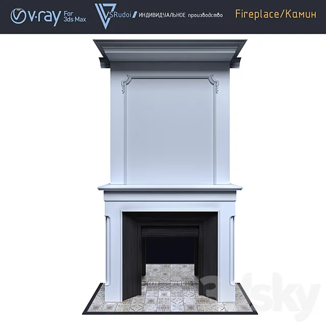 Fireplace_Camines Provence false 3D Model