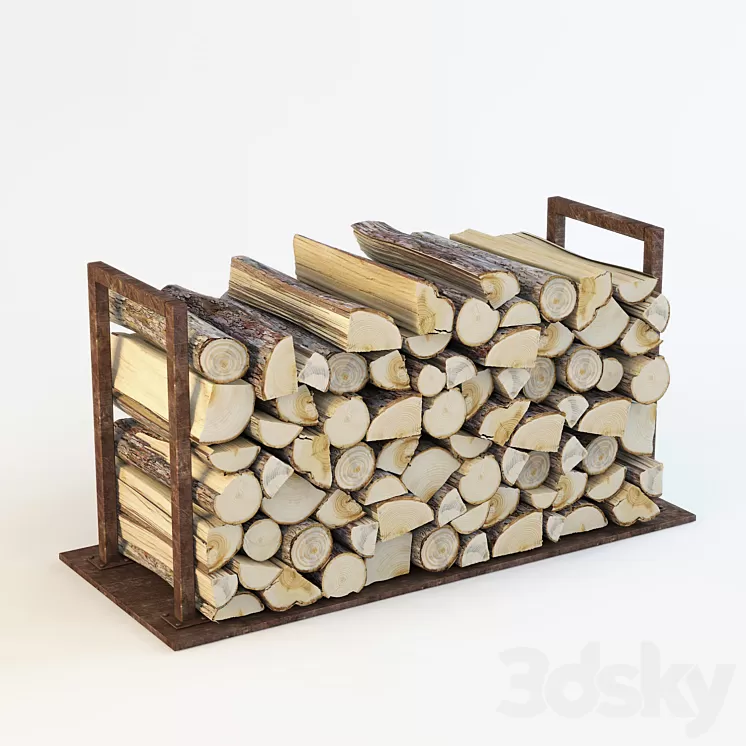 Firewood 3D Model