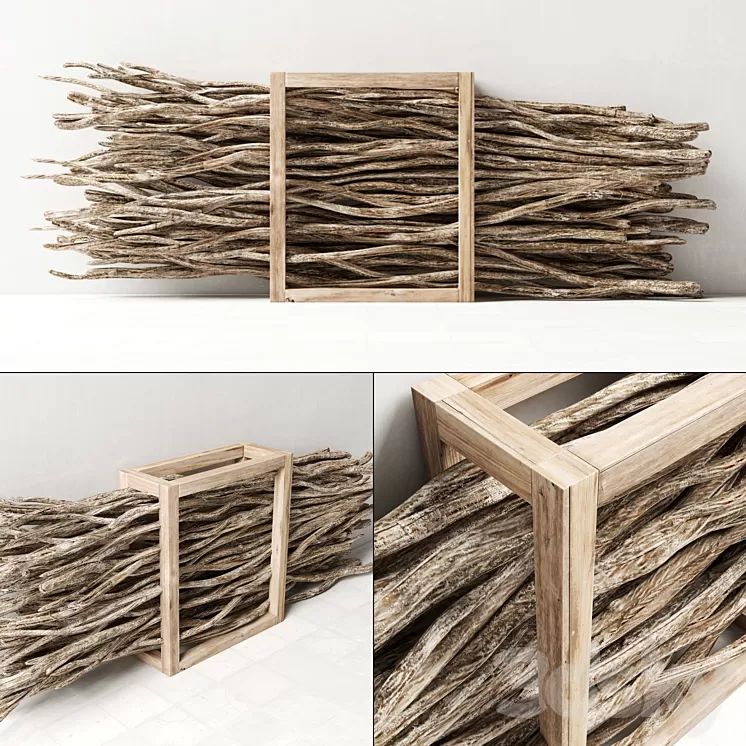 Firewood branch 3D Model