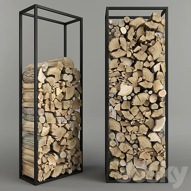 Firewood Set_3 3DModel