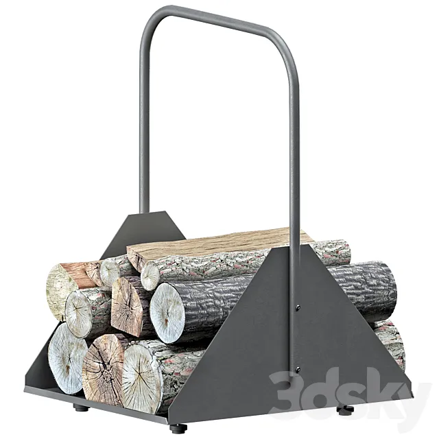 firewood stand 3D Model