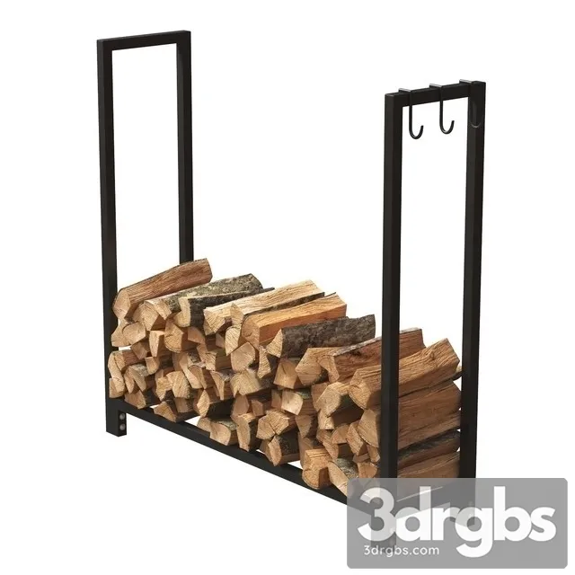 Firewood Storage Rack 3D Model Download Firewood Storage Rack 3D Model Download