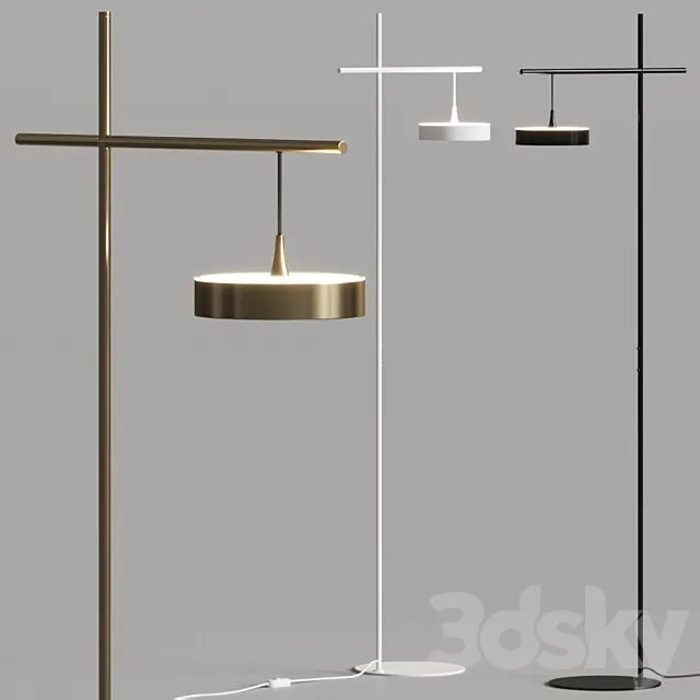 Firmamento Milano Tambu Floor Lamp 3D Model